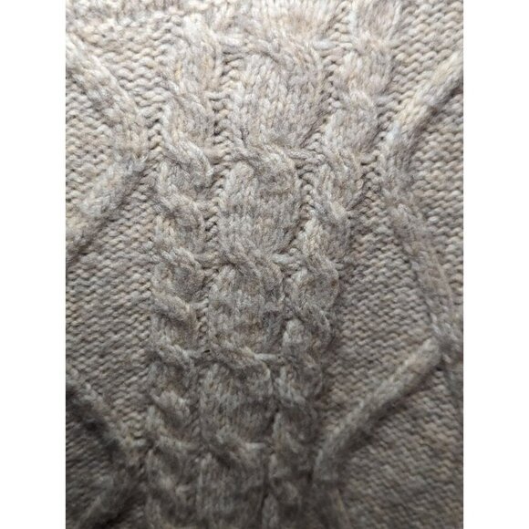 Sincerely Jules Ruffle Shoulder Crewneck Sweater Oatmeal Size Small Soft RN75343 - Picture 3 of 14